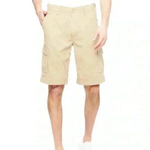 WearFirst Caution Ripstop Day Hiker Cargo Short color Khaki Size 34